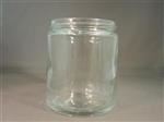 8 oz Glass Jar, Round, Flint, 70-400 Straight Sided