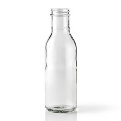 12 oz Glass Long Neck, Round, Clear, 38-405 Ring Neck 