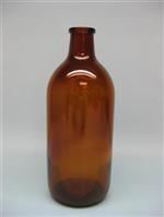 500 ml Glass Vial, Round, Amber, 30mm finish