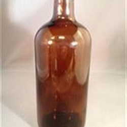 500 cc Glass Long Neck, Round, Amber, 30mm finish