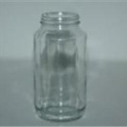 24 oz Glass Jar, Round, Flint, 63-2030 