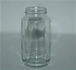 24 oz Glass Jar, Round, Flint, 63-405 