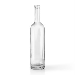 750 ml Glass Long Neck, Round, Flint, 29mm Cork finish Tall 