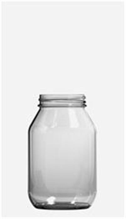 32 oz Glass Jar, Round, Flint, 70-470