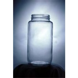 32 oz Glass Jar, Round, Flint, 70-2030 