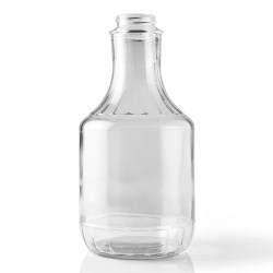 32 oz Glass Carafe/Decanter, Round, Flint, 38-405