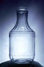 32 oz Glass Carafe/Decanter, Round, Flint, 38-405 Fluted
