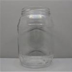 32 oz Glass Jar, Round, Flint, 82-2040 