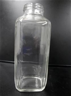 32 oz Glass Jar, Square, Flint, 53-400 GPI finish