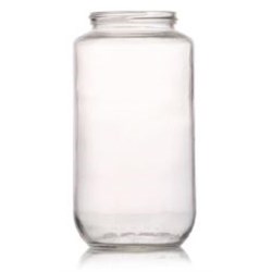 33 oz Glass Jar, Round, Flint, 70-405