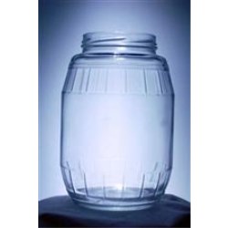 48 oz Glass Jar, Round, Flint, 82-2040 