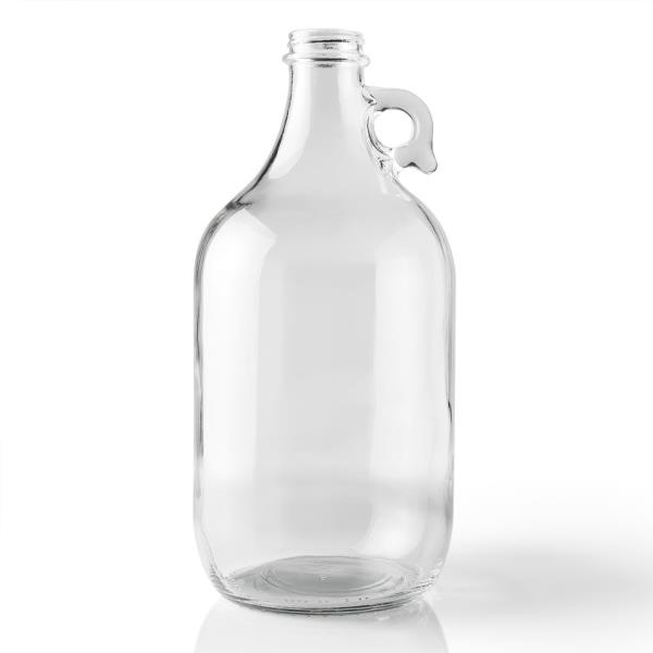 64 oz Glass Handleware, Round, Flint, 38-405 Finger Hole