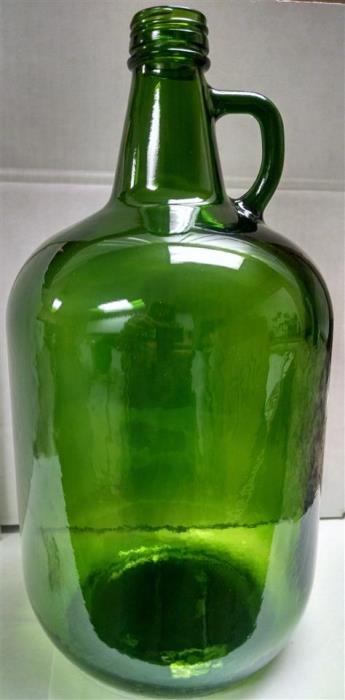4 ltr Glass Handleware, Round, Champagne Green, Cork finish 4002 