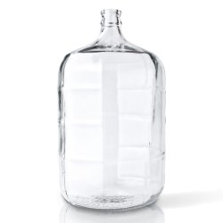 5 gal Glass Carboy, Round, Flint, 30mm Cork finish 