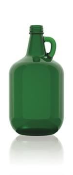 3 ltr Glass Handleware, Round, Champagne Green, 38Ropp finish 9032