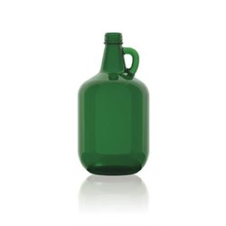 3 ltr Glass Handleware, Round, Champagne Green, 38Ropp finish 9032 