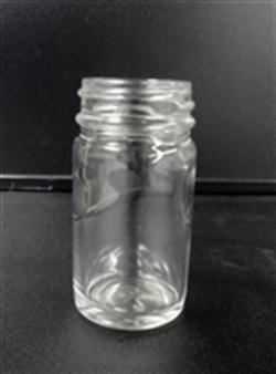 15 ml Glass Type 3 Jar, Round, Flint, 20-410 GPI finish 
