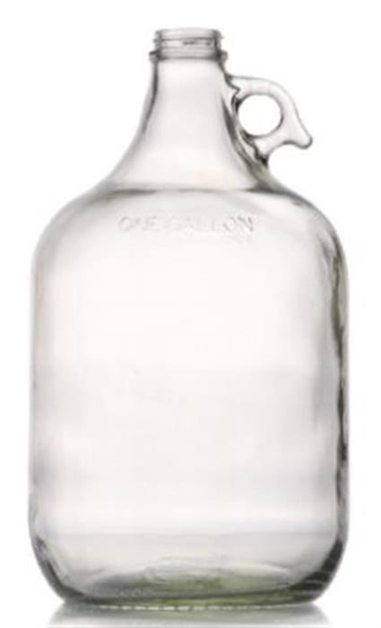 1 gal Glass Handleware, Round, Flint, 38-400