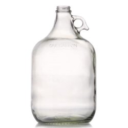 1 gal Glass Handleware, Round, Flint, 38-400