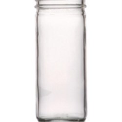 8 oz Glass Jar, Round, Flint, 58-405 