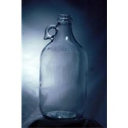 64 oz Glass Handleware, Round, Flint, 38-405 Finger Hole