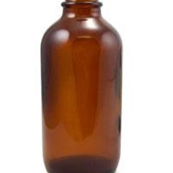 1 oz Glass Boston Round, Round, Amber, 20-400