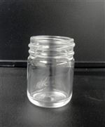 1 oz Glass Jar, Round, Flint, 38-400 GPI finish Slim