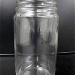 32 oz Glass Jar, Round, Flint, 89-400 