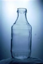 16 oz Glass Carafe/Decanter, Round, Flint, 38-2000