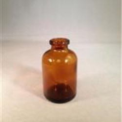 30 ml Glass Type 1 Vial, Round, Amber, 20-2710 
