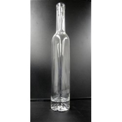 375 ml Glass Long Neck, Round, Flint, 18.5Bar Top finish 
