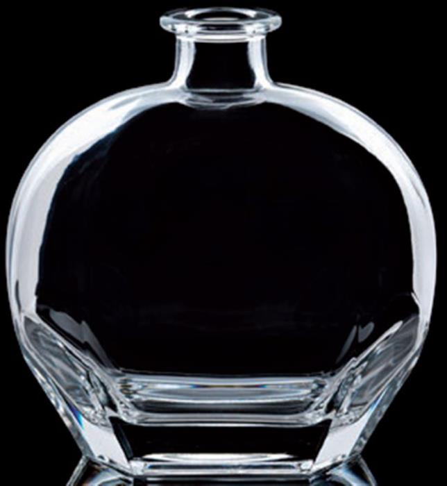 700 ml Glass Long Neck, Hexagon, Flint, 23mm finish 