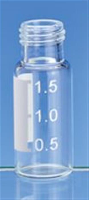 1.8 ml Glass Vial, Round, Flint, 11Snap finish 