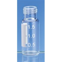 1.8 ml Glass Vial, Round, Flint, 11Snap finish 