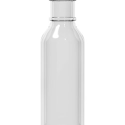 12 oz Glass Long Neck, Round, Flint, 38-2000 Ring Neck 