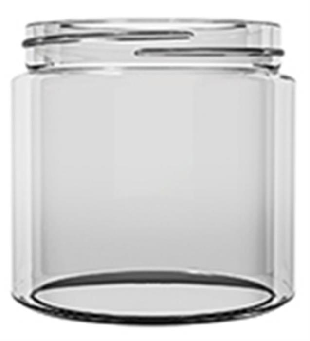 9oz Clear Glass Jar 70/400 (lid options listed)