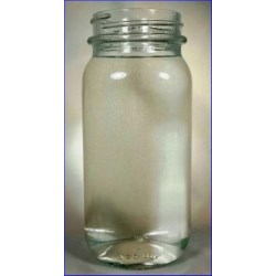 750 ml Glass Jar, Round, Flint, 70mm finish 