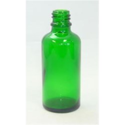 100 ml Glass Boston Round, Round, Emerald Green, 18Tamper Evident finish 
