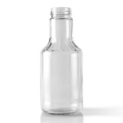14.5 oz Glass Long Neck, Round, Clear, 38mm finish 