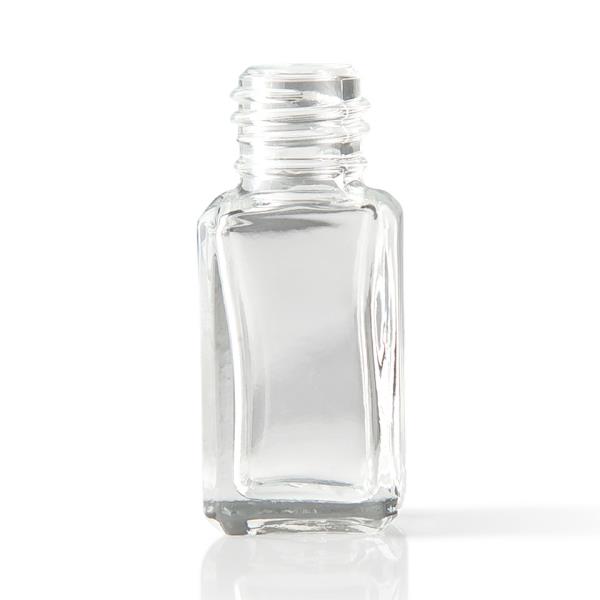 5 ml Glass Straight Sided, Square, Flint, 13-415