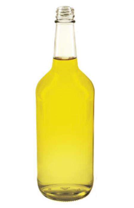 700 ml Glass Long Neck, Round, Flint, 20-350