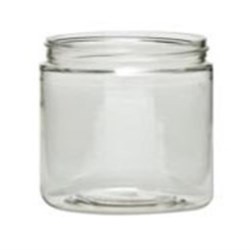 0.5 oz PET 100%PCR Jar, Round, 33-400,