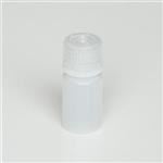 15 cc HDPE Cylinder, Round, 20-415, Sterile W/White Cap Attached ,