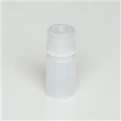 15 cc HDPE Cylinder, Round, 20-415, Sterile W/White Cap Attached ,