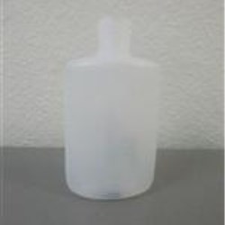 0.75 oz HDPE Straight Sided, Oval, 13-415, Short