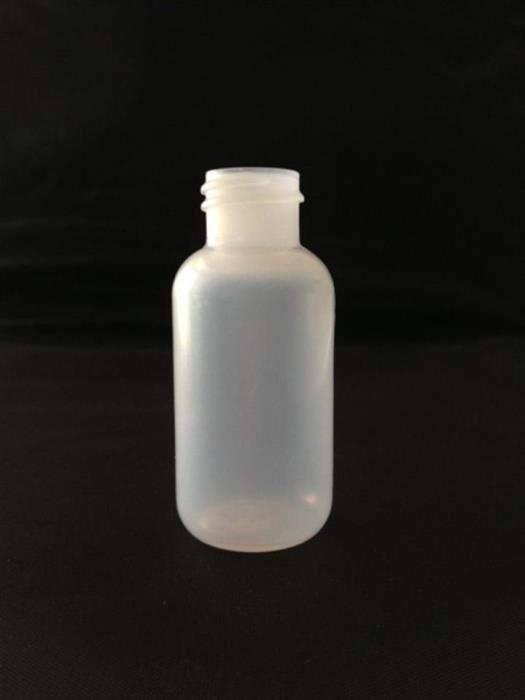 1 oz LDPE Boston Round, Round, 20-410, Flamed