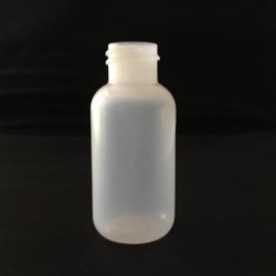 1 oz LDPE Boston Round, Round, 20-410, Flamed