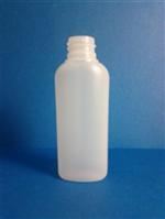 50 ml HDPE Reverse Tapered, Oval, 20-410, ,
