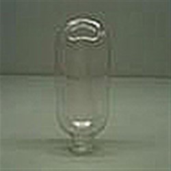 1.5 oz PVC Tottle/Tube Bottle, Oval, 20-410, ,