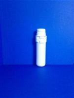 30 ml PVC HDPE Cylinder, Round, 24-410Special, Ribbed "Hair Booster"